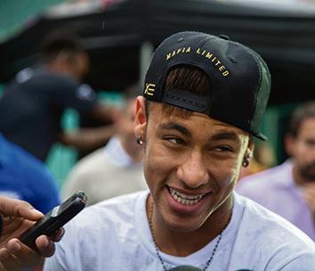 Neymar: caxumba rendeu 20 dias de isolamento. | Sebastião Moreira/EFE
