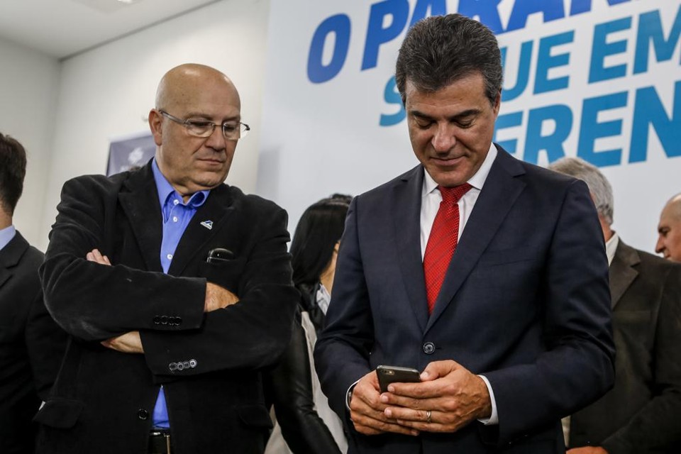 Romanelli com Richa. | Henry Milleo/Gazeta do Povo