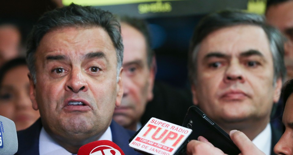 Aécio Neves, presidente do PSDB: críticas ao PT e ao governo federal. | Lula Marques/ Agência PT