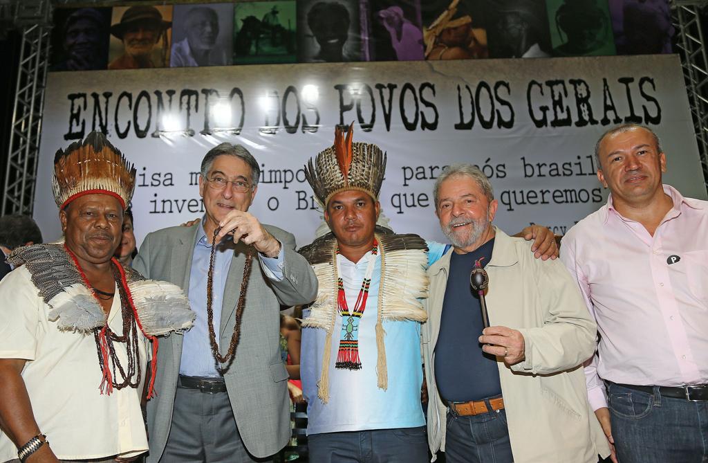 Fernando Pimentel e Lula nesta quinta-feira (27). | /Ricardo Stuckert/ Instituto Lula