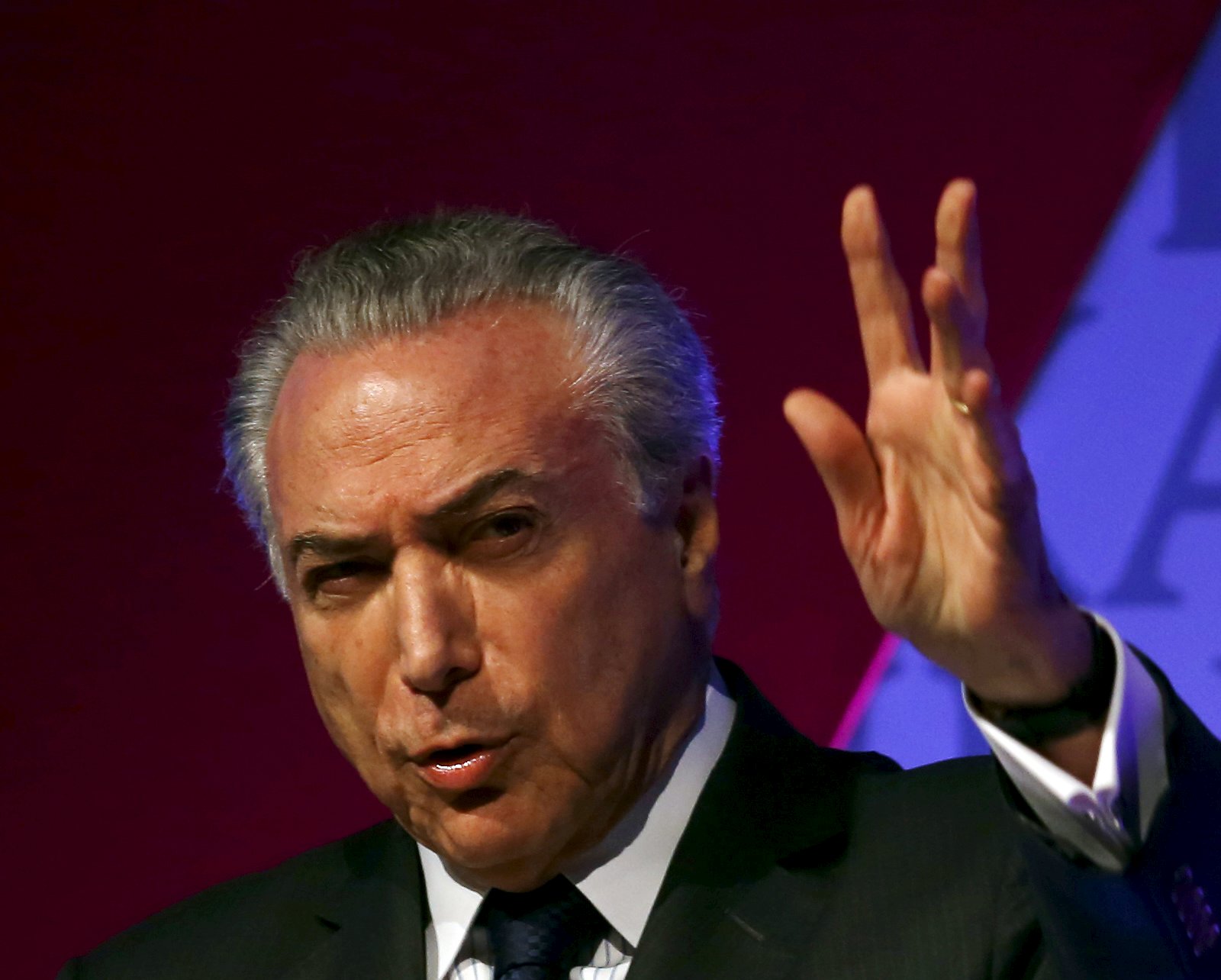 Michel Temer voltou a criticar uma possível volta da CPMF, já descartada pelo governo. | Paulo Whitaker/Reuters