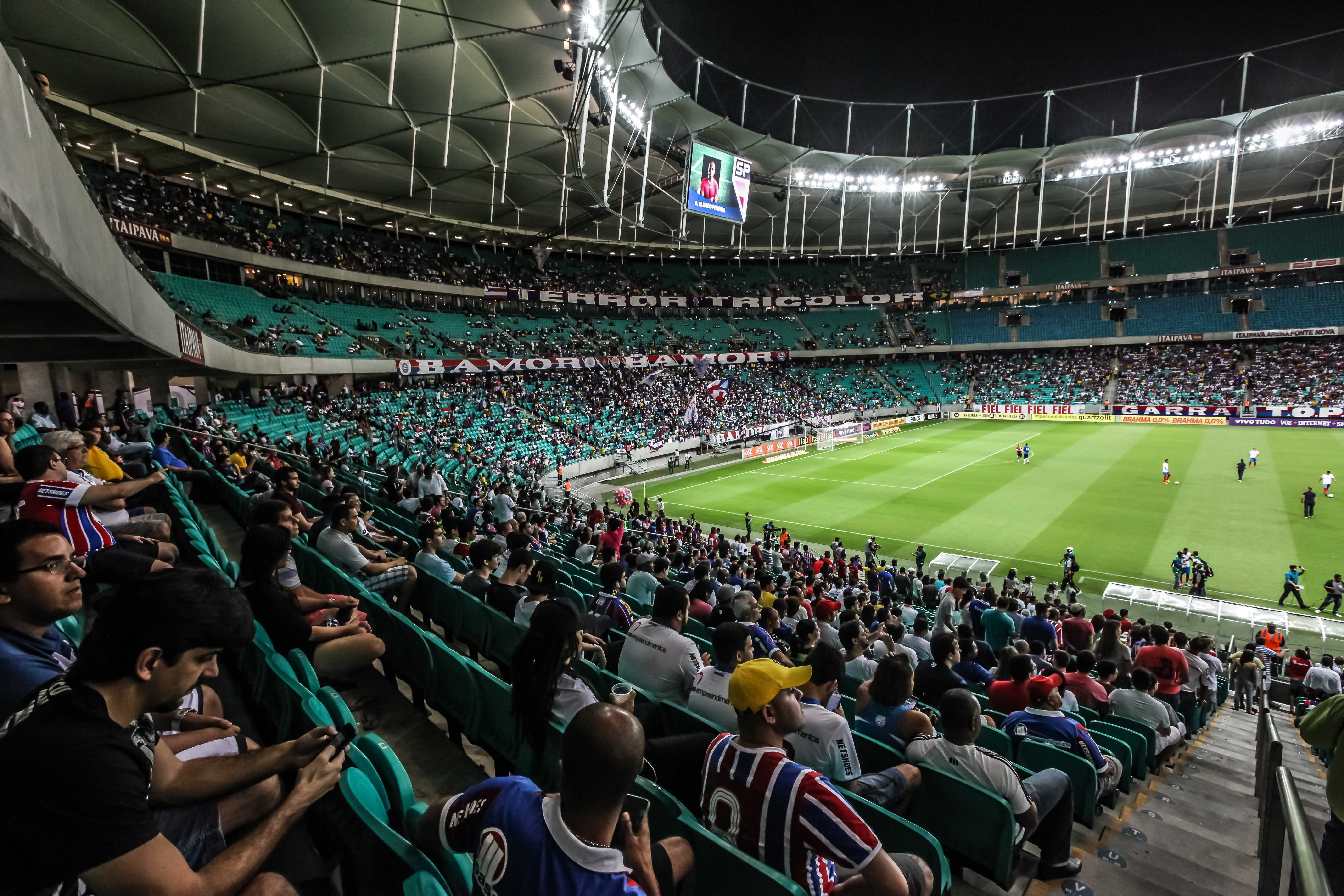 Construção do estádio em Salvador está sendo investigada. | Ulisses Dumas/Folhapress