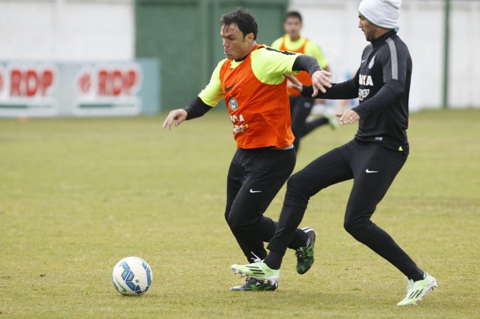 Kleber participou normalmente de treino no CT da Graciosa. | Daniel Castellano/Gazeta do Povo
