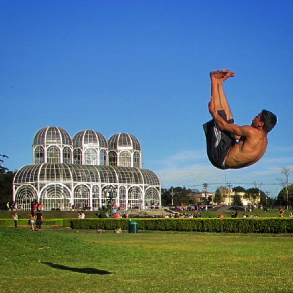 O leitor André Gomes enviou foto do dia de calor no Jardim Botânico | /