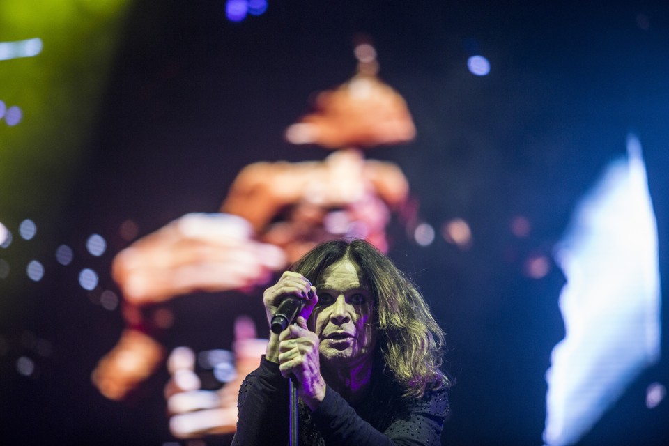 Ozzy Osbourne durante show em Curitiba em abril | Marcelo Andrade/Gazeta do Povo