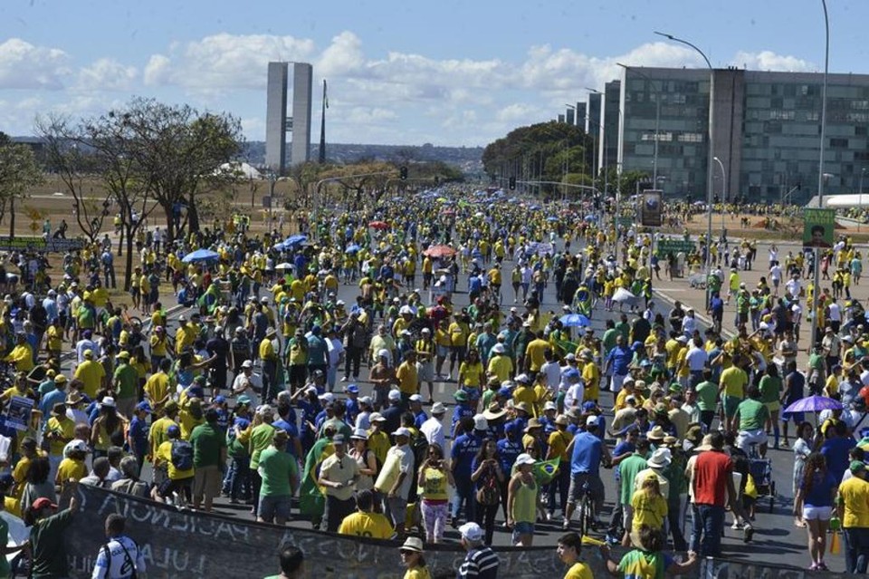 A expectativa dos organizadores é de que 25 mil manifestantes participem dos protestos em Brasília | Valter Campanato/Agência Brasil