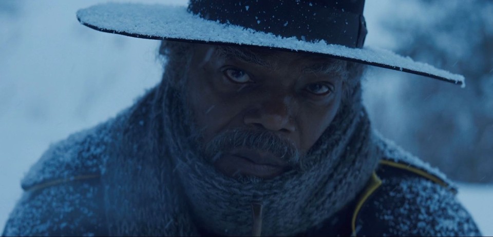 Samuel L. Jackson em cena de “The Hateful Eight” | Reprodução/
