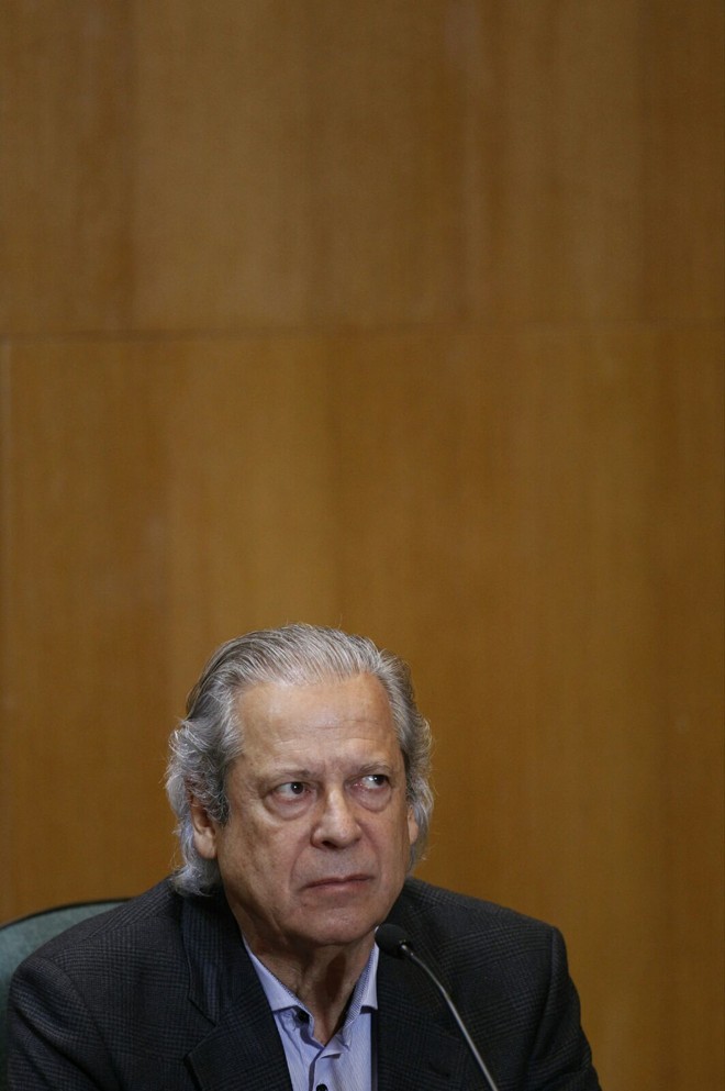“Depoimento” de José Dirceu durou 15 minutos: silêncio. | Aniele Nascimento/Gazeta do Povo