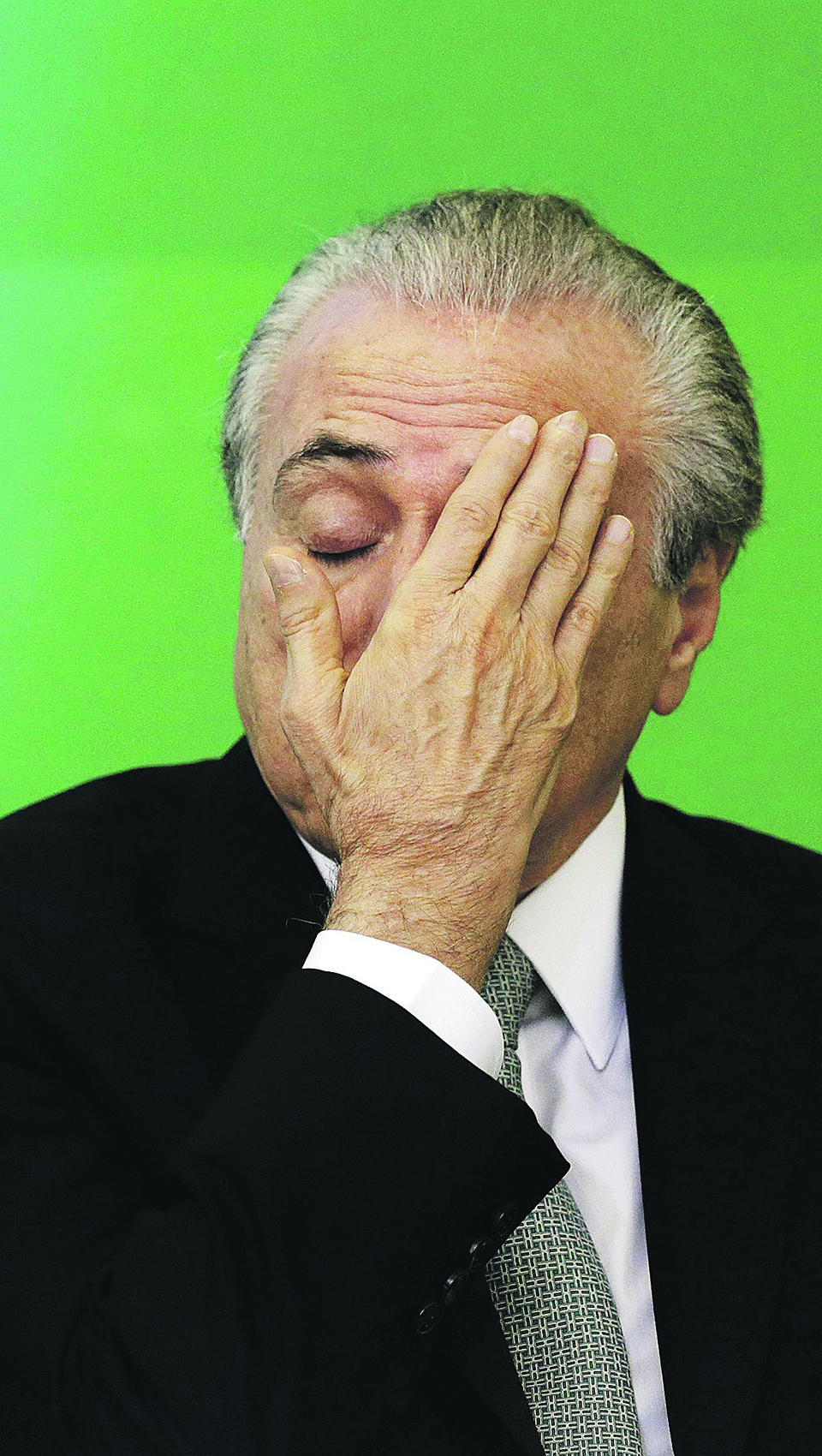 O vice-presidente Michel Temer: rejeitando o papel de “coordenador de RH” do Planalto. | Ueslei Marcelino/Reuters
