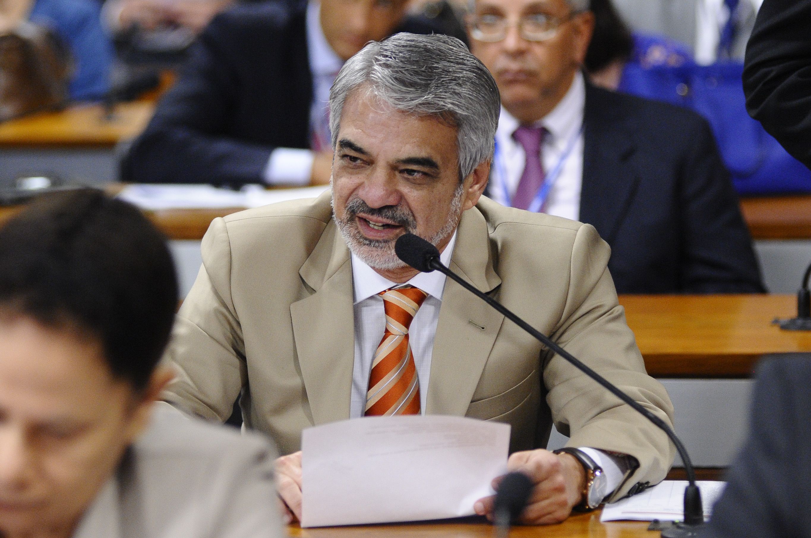 Humberto Costa, líder do PT no Senado, foi o porta-voz do partido na resposta a FHC. | Pedro França/Agência Senado