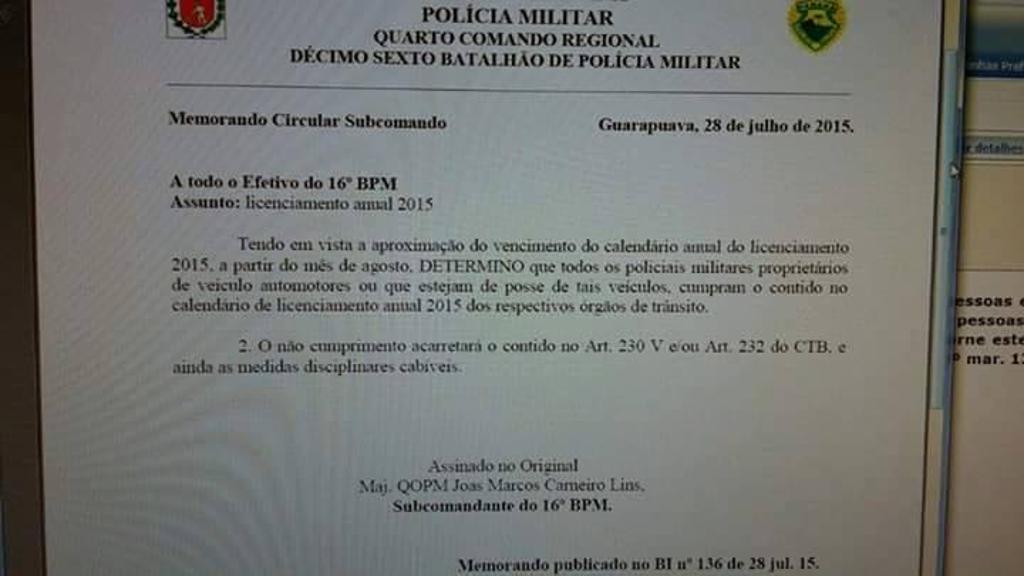 Denúncia chegou à Apra-PR por meio de um canal de denúncias | Apra-PR/Divulgação