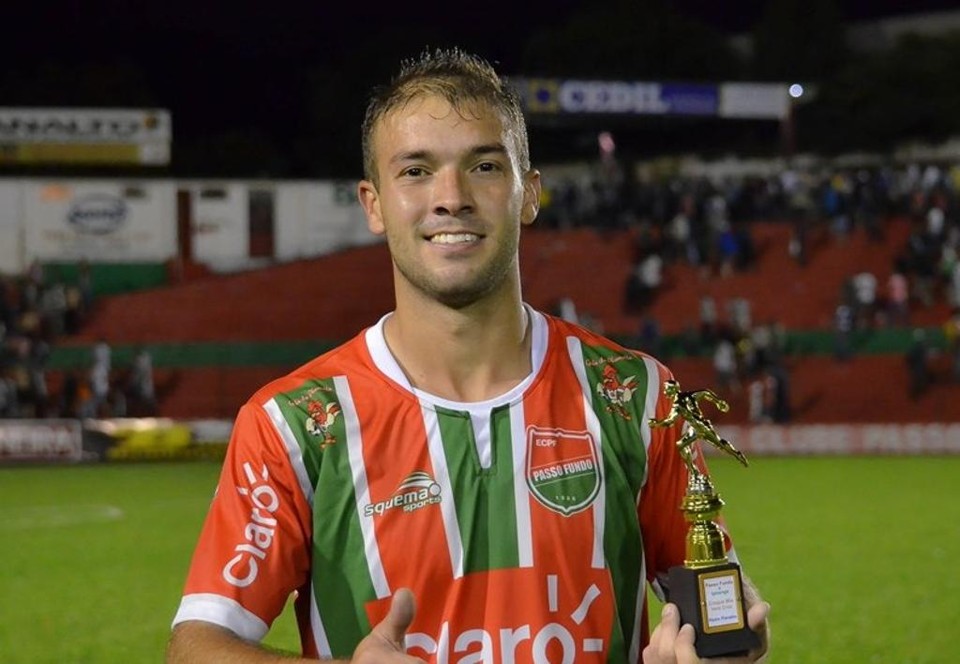 Michel foi artilheiro do Campeonato Gaúcho pelo Passo Fundo com 11 gols. | Divulgação/EC Passo Fundo