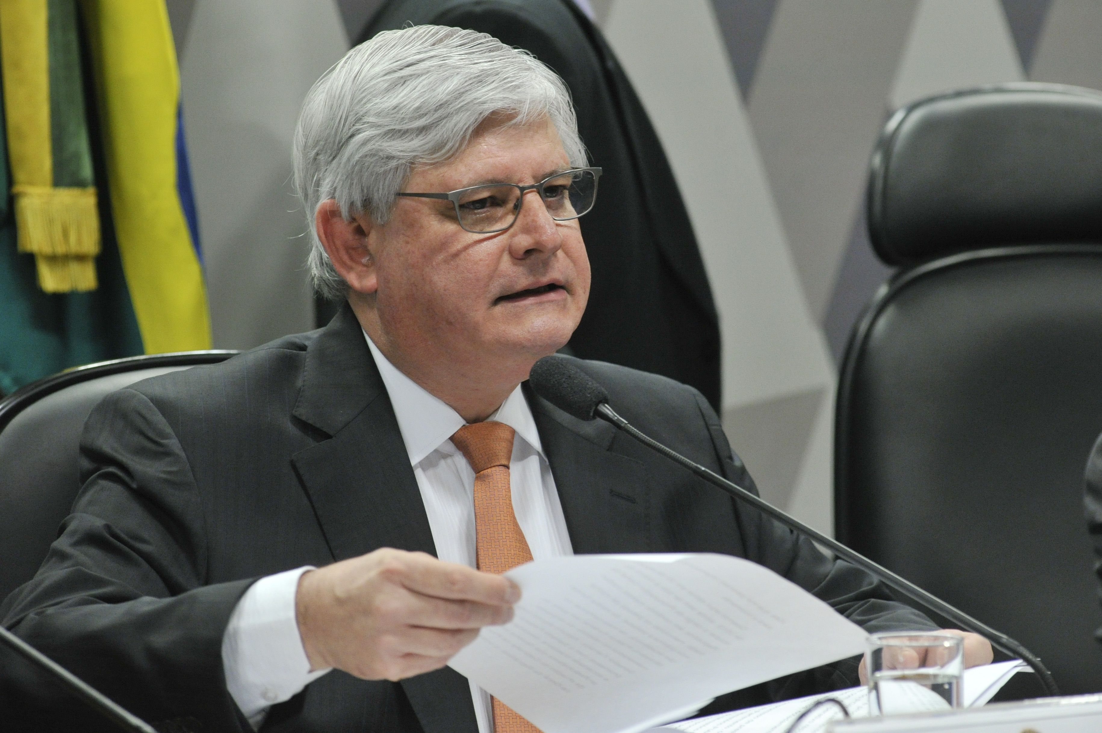 Janot durante sabatina no Senado: questionamentos sobre possível “acordão”. | Geraldo Magela
/Agência Senado