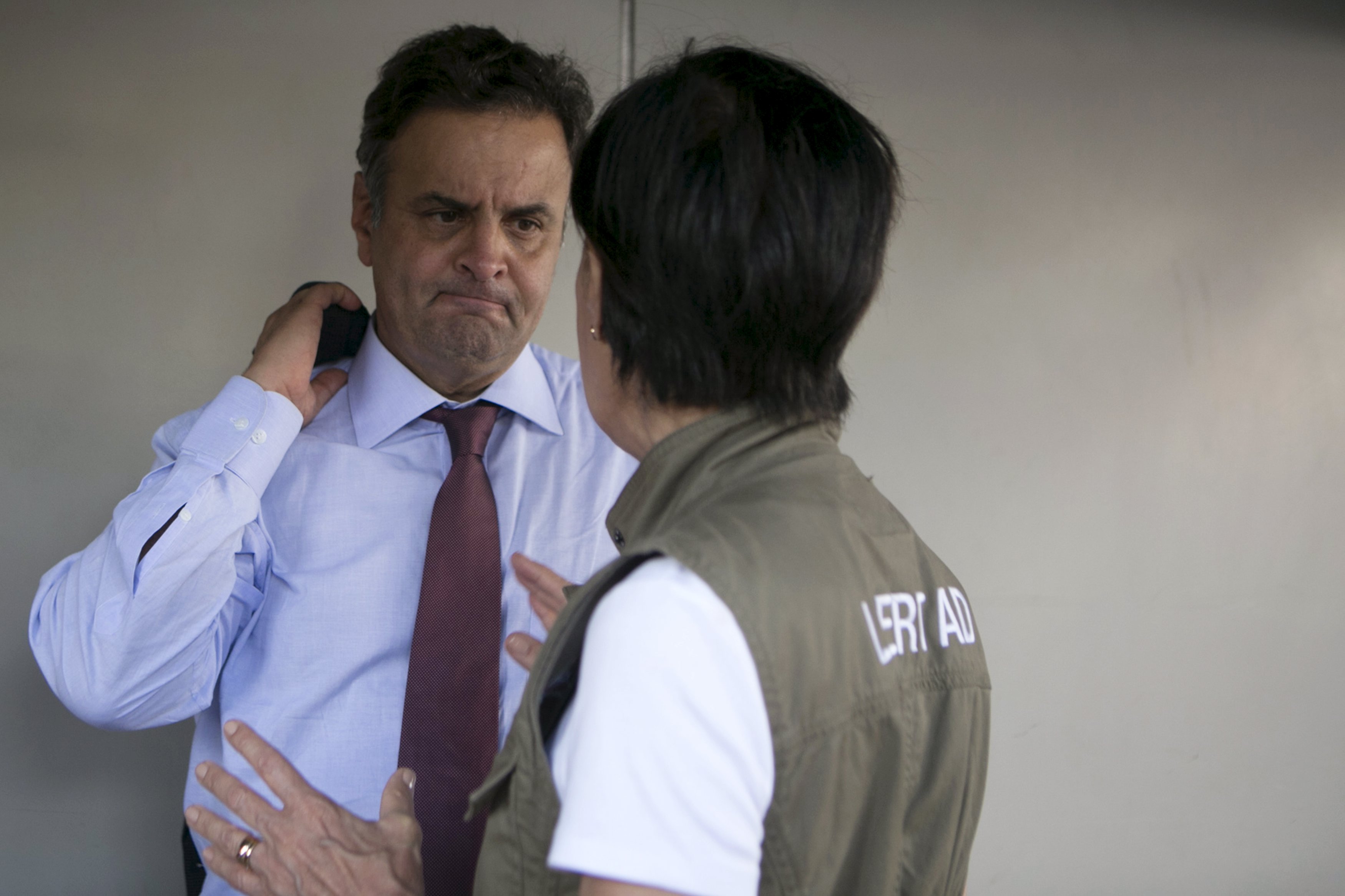 Aécio Neves disse que o momento é de louvar o “pleno funcionamento das instituições”. | Marco Bello/Reuters
