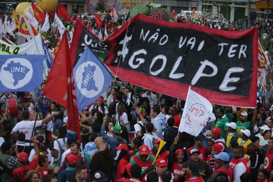 Protesto em SP nesta quinta (20). | PAULO PINTO/AgÊncia PT