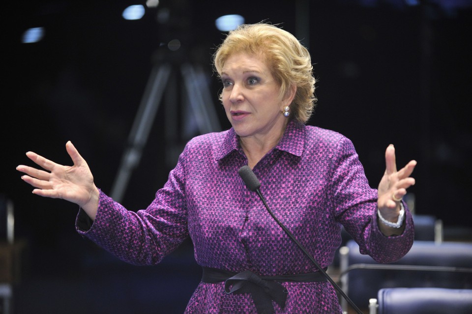 Marta Suplicy briga para ser a candidata do PMDB à prefeitura de São Paulo. | Waldemir Barreto
/Agência Senado