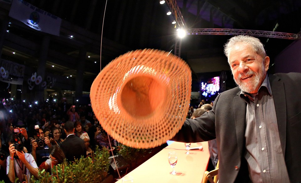 Lula durante a abertura da Marcha das Margaridas na noite de terça-feira (11) em Brasília. | Ricardo Stuckert/ Instituto Lula