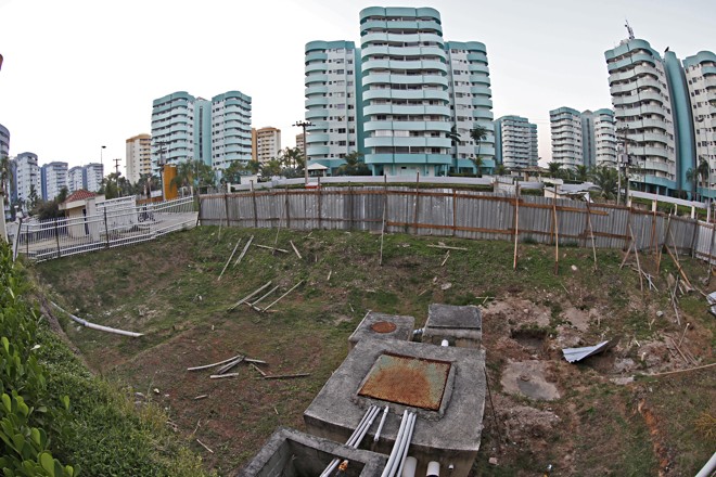 Vila Pan-Americana chamada de Vila do Pan na Barra da Tijuca no Rio de Janeiro, que foi construída para os jogos Pan-Americana de 2007 e que está com problemas estruturais nas ruas de acesso da vila. | Albari Rosa/Gazeta do Povo