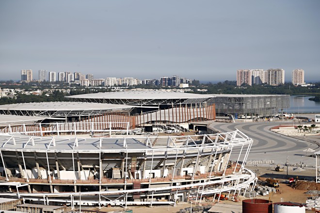 Centro de Tênis, que após a Rio-2016 será integrada ao Centro Olímpico de Treinamento, para atletas de alto rendimento. | Albari Rosa/Gazeta do Povo