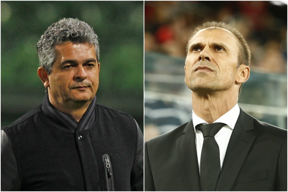 Ney Franco e Milton Mendes. | /