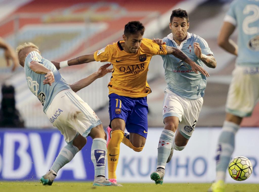 Neymnar soube que o Manchester United cogitou contratá-lo. | MIGUEL VIDAL/REUTERS
