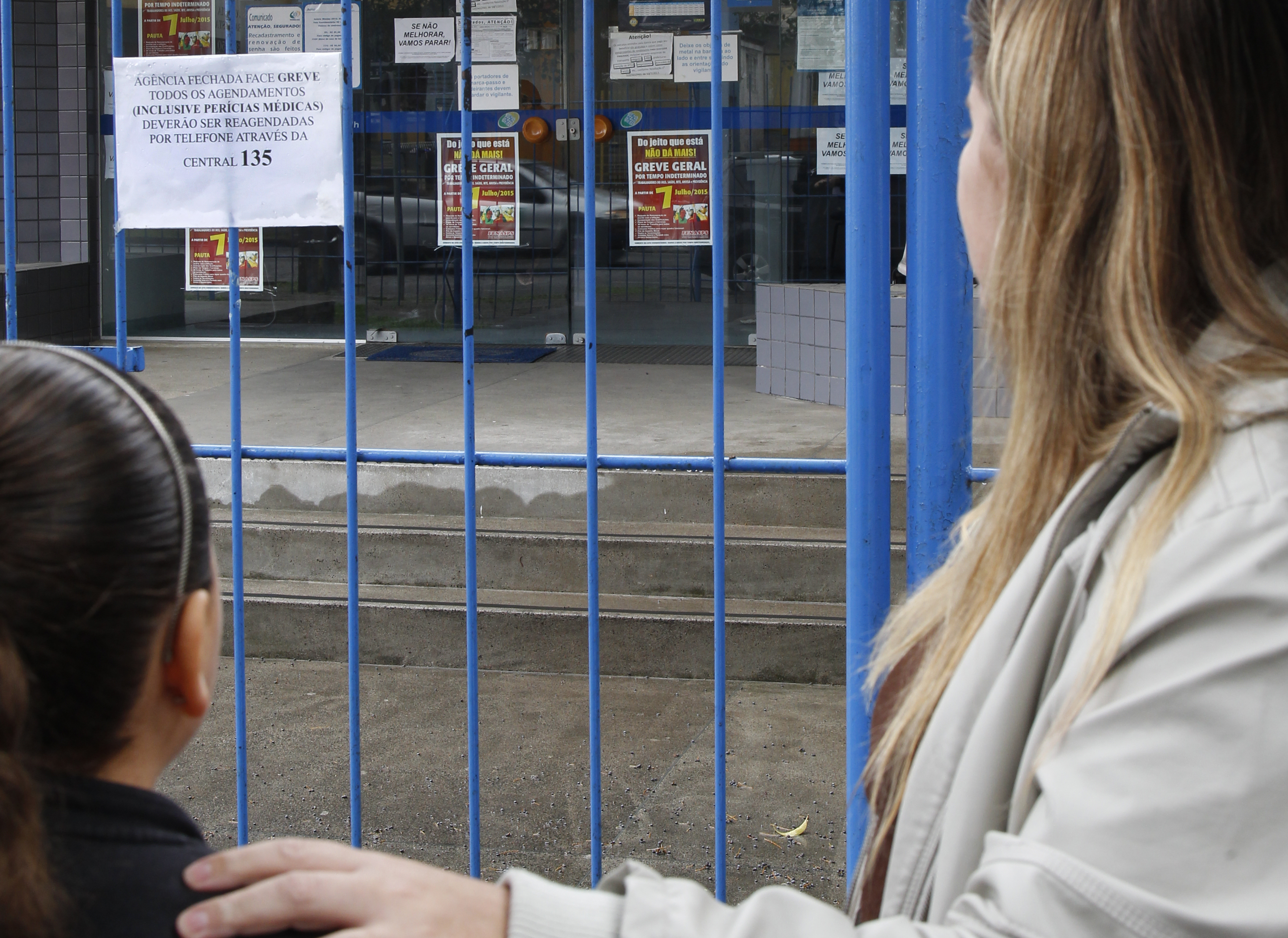 Sindicalistas afirmam que greve do INSS já caminha para o fim. | Aniele Nascimento/Gazeta do Povo