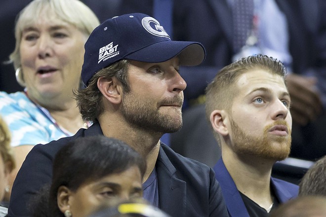O ator Bradley Cooper também prestigiou Federer . | CARLO ALLEGRI/REUTERS