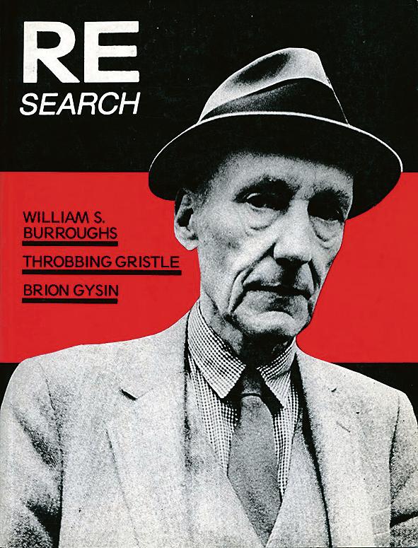 Capa do fanzine Search & Destroy com o escritor William Burroughs. | Reprodução