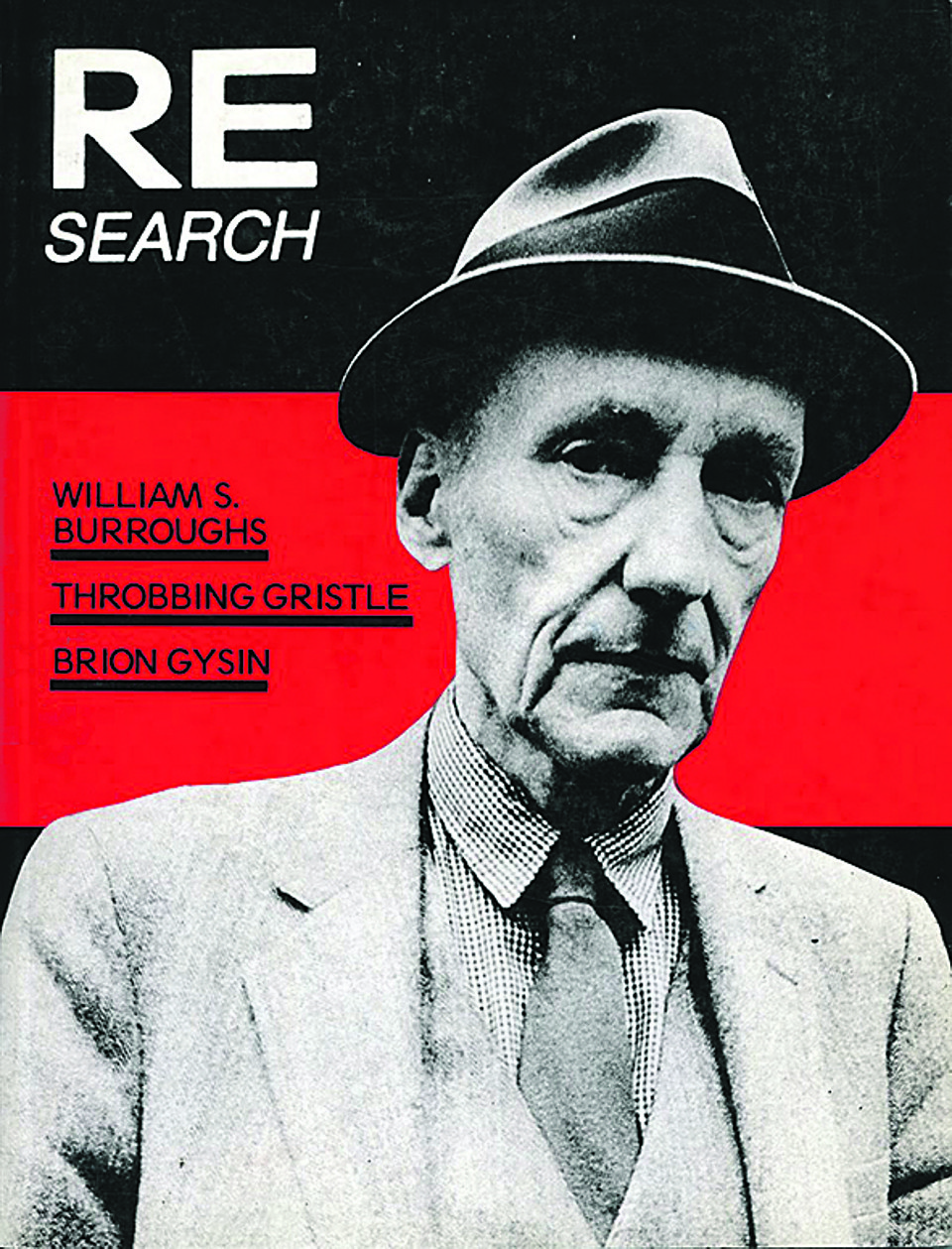 Capa do fanzine Search & Destroy com o escritor William Burroughs. | Reprodução