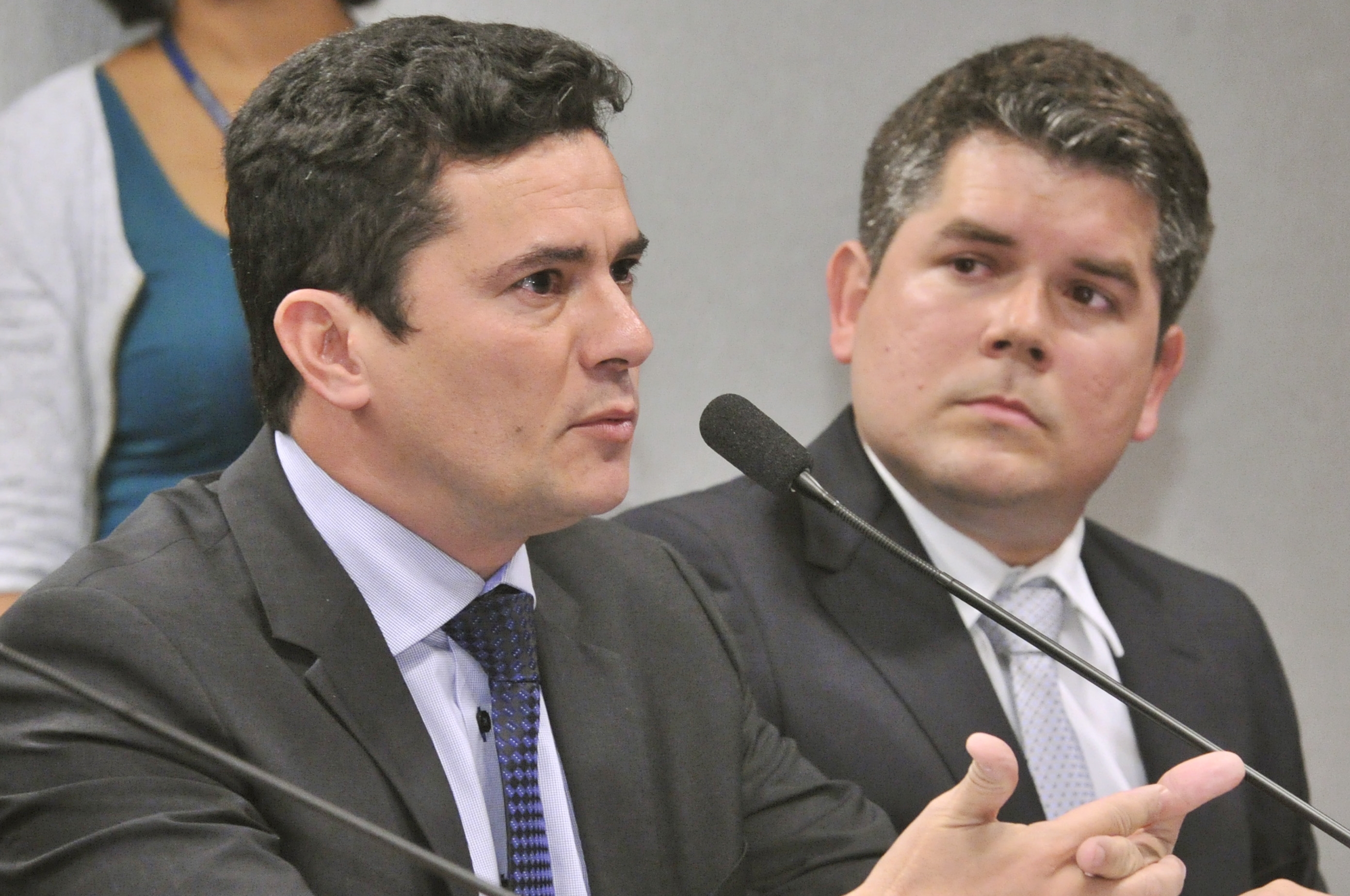 Moro lembrou que o caso da condenação de dirigentes do Banestado, cuja sentença foi dada por ele em 2004, ainda não chegou ao final | Waldemir Barreto/Agência Senado