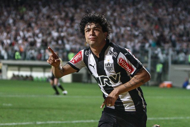 Luan comemora o primeiro gol da vitóri do Galo sobre o Avaí | Bruno Cantini/Atlético-MG/