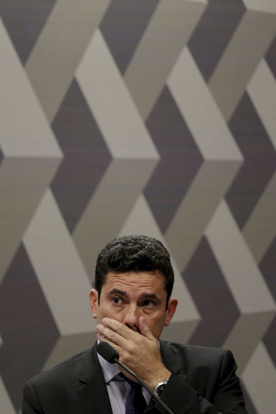 Sergio Moro: defesa diz que o juiz não tem competência legal para tocar um caso em que há menção a um senador. | Ueslei Marcelino/Reuters