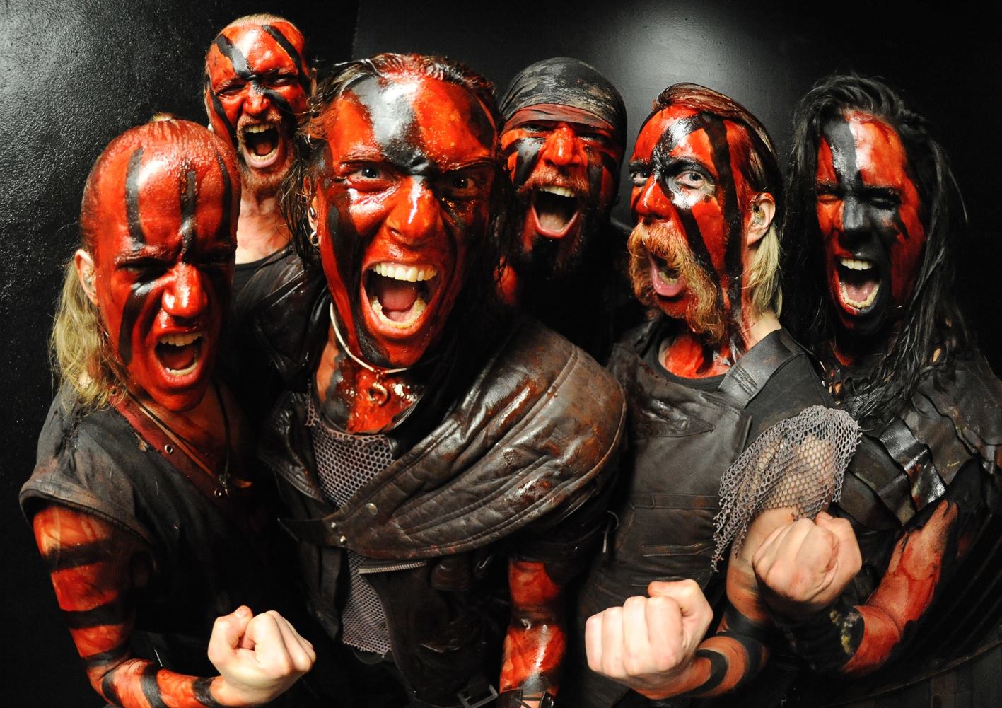 Pintados para a guerra: finlandeses do Turisas tocam nesta sexta-feira (2) no Espaço Cult | Divulgação/