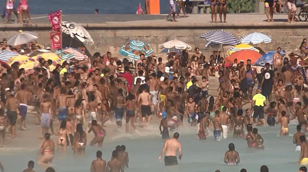 No fim de semana uma onda de furtos e assaltos ocorreu no Rio. | Reprodução/TV Globo