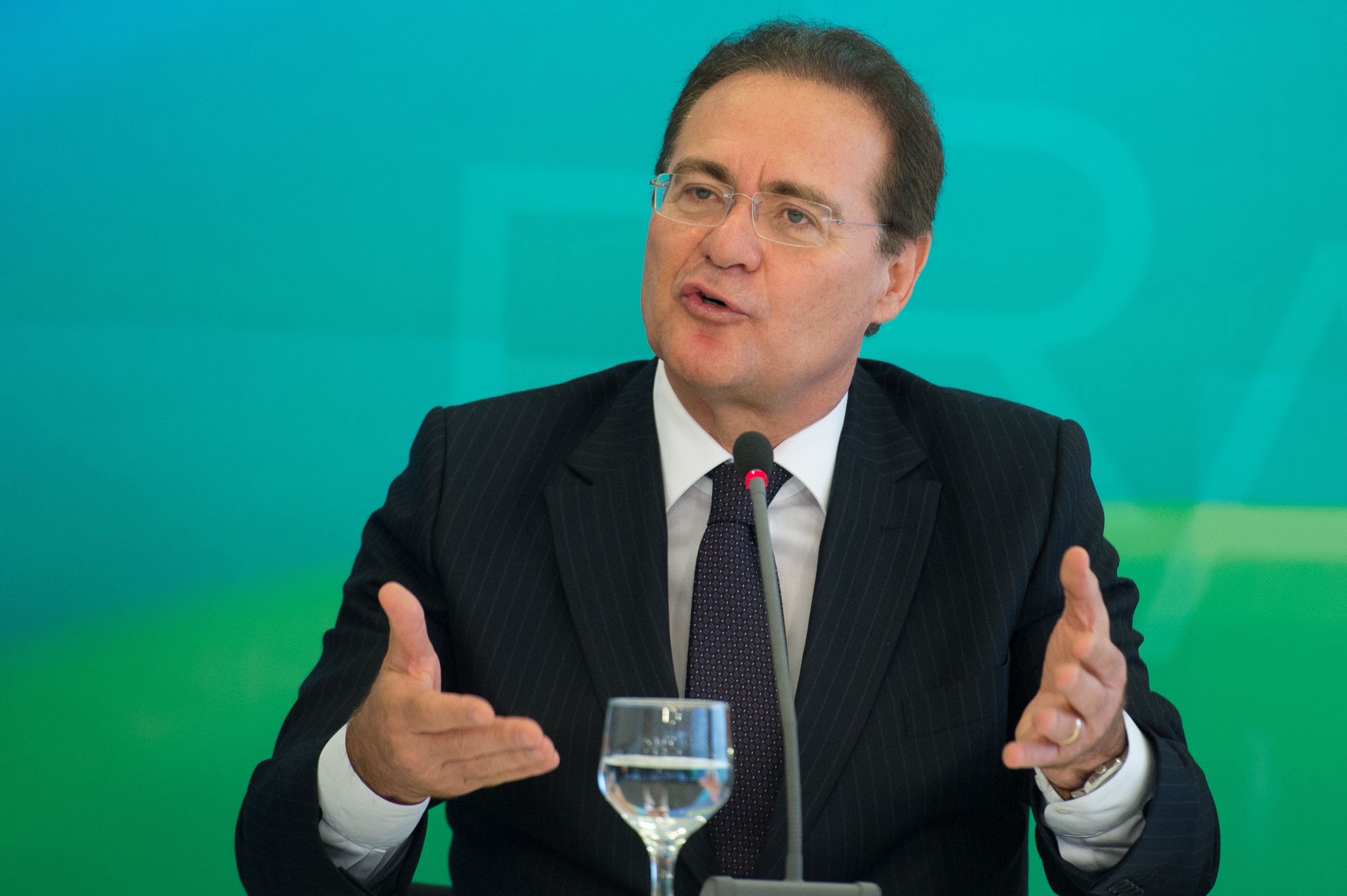 Renan Calheiros, presidente do Senado: comissão contra a corrupção. | Marcelo Camargo/Agência Brasil