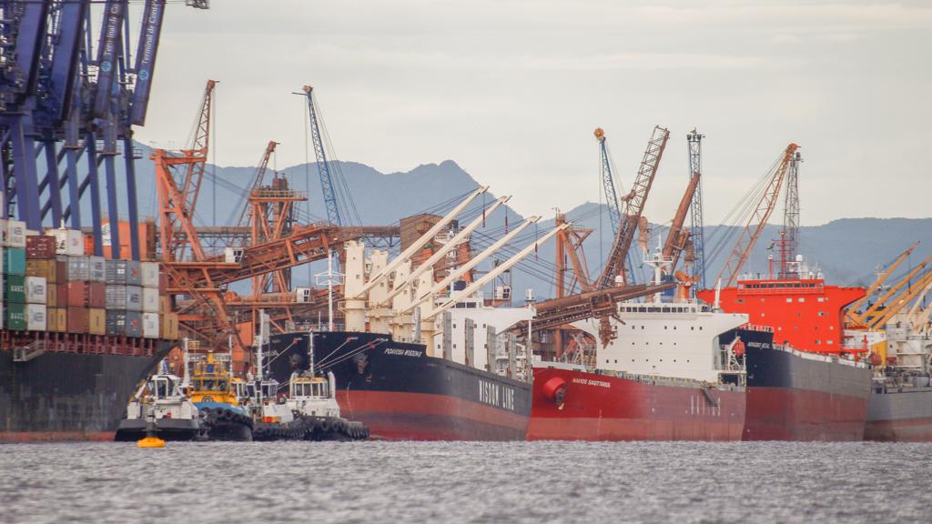Navios atracados em Paranaguá: lista preparada em Brasília privilegiou portos de estados vizinhos. | Daniel Castellano/Gazeta do Povo