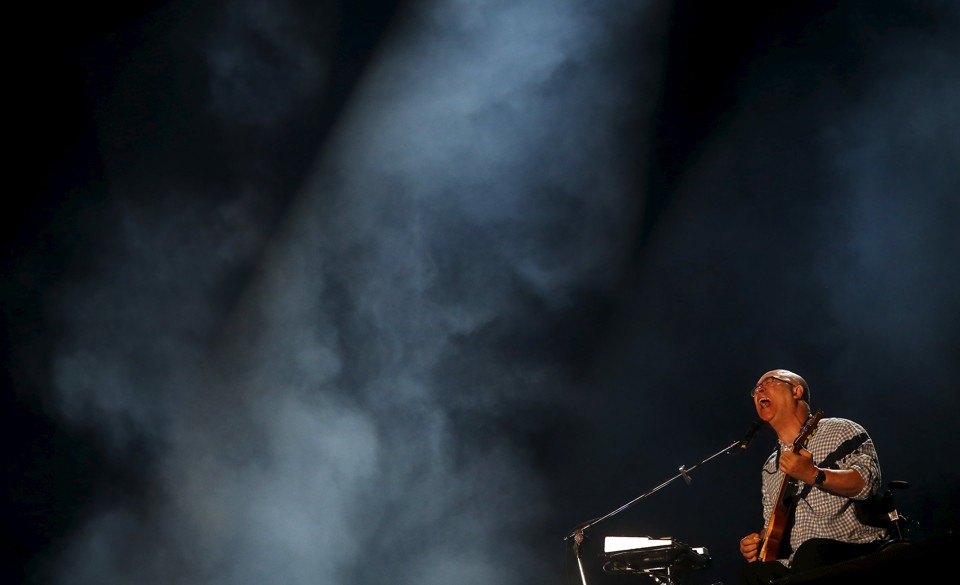 Herbert Vianna, dos Paralamas, no Rock in Rio. | RICARDO MORAES/REUTERS