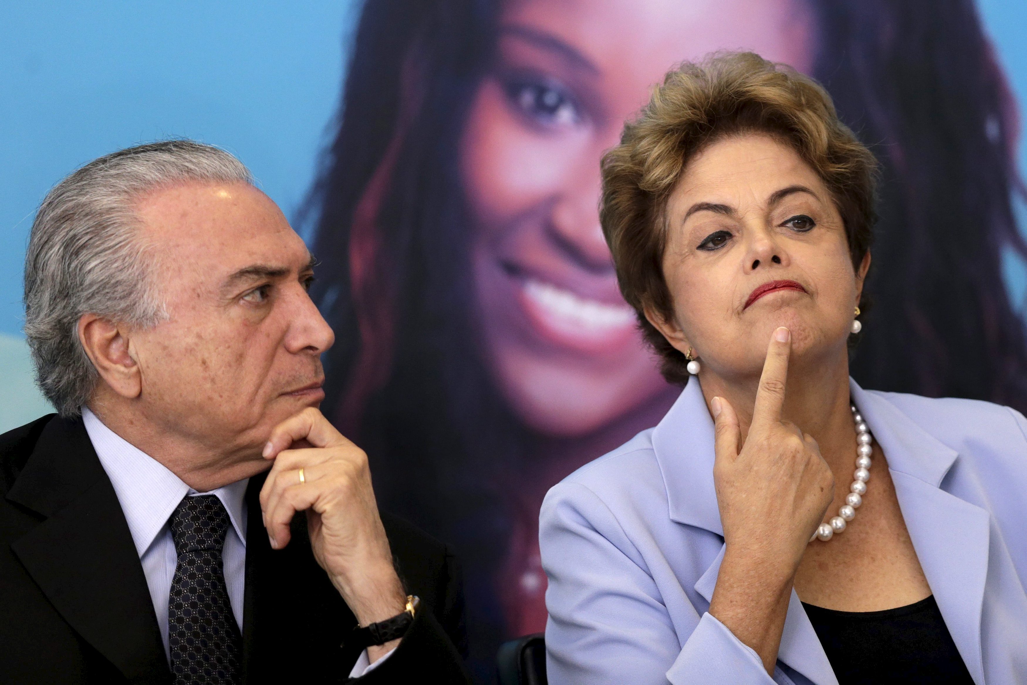 Michel Temer com a presidente Dilma: peemedebista não quer indicar nomes para cargos. | Ueslei Marcelino/Reuters