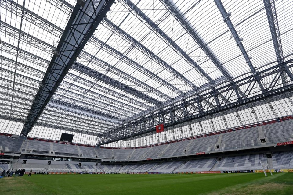 Por falta de pagamento, energia elétrica da Arena da Baixada foi cortada. | Antônio More/Gazeta do Povo