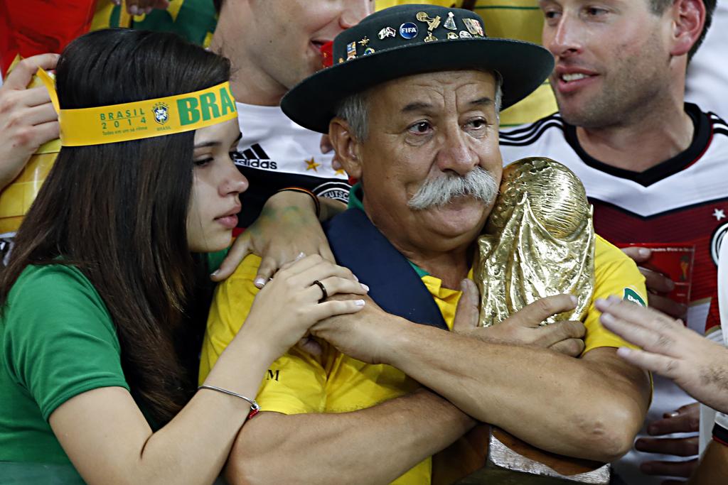 Gaúcho da Copa na arquibancada do Mineirão, onde a seleção perdeu de 7 a 1 para a Alemanha. | Albari Rosa/Gazeta do Povo