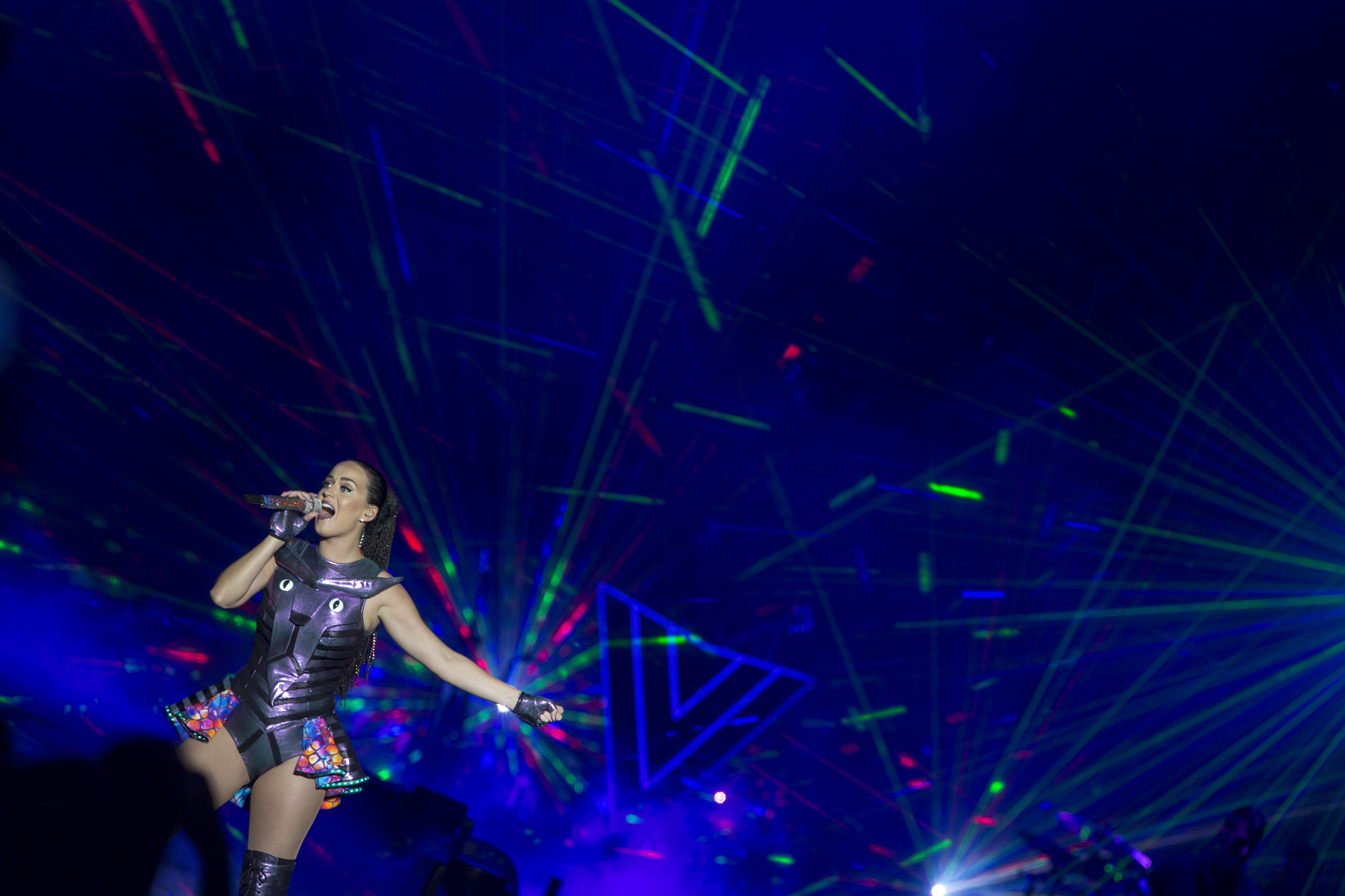 Katy Perry faz a festa dos fãs na Pedreira | Marcelo Andrade/Gazeta do Povo