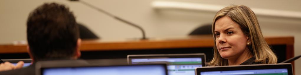 Senadora Gleisi Hoffmann voltou a aparecer na investigação da Lava Jato. | Wenderson Araujo
/Gazeta do Povo