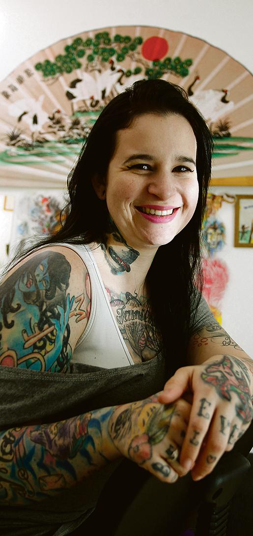 Flavia Carvalho se inspirou na reação feliz de uma adolescente. | Daniel Castellano/Gazeta do Povo