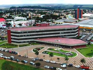 Sede da prefeitura de Cascavel: venda de imóveis para reforçar o caixa. | Divulgação/Prefeitura de Cascavel