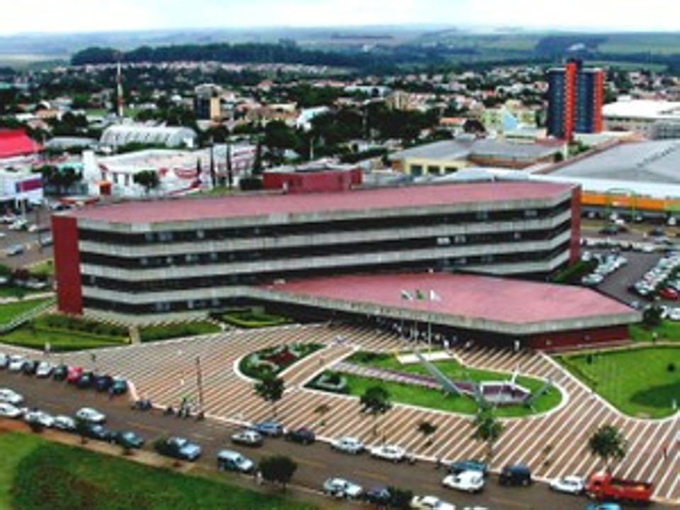 Sede da prefeitura de Cascavel: venda de imóveis para reforçar o caixa. | Divulgação/Prefeitura de Cascavel