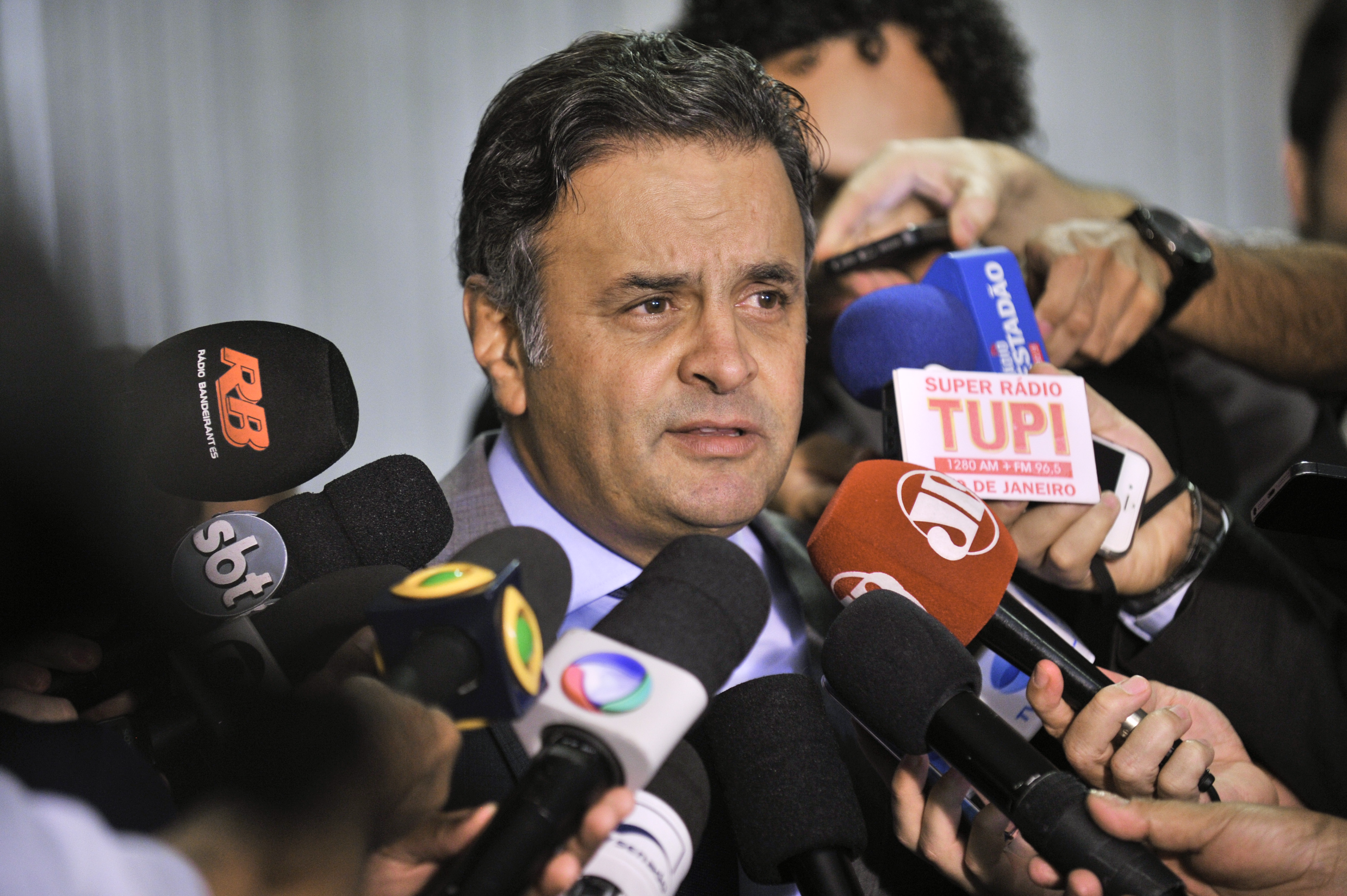 Aécio Neves, presidente do PSDB: ataques ao governo petista. | Waldemir Barreto/Fotos Públicas