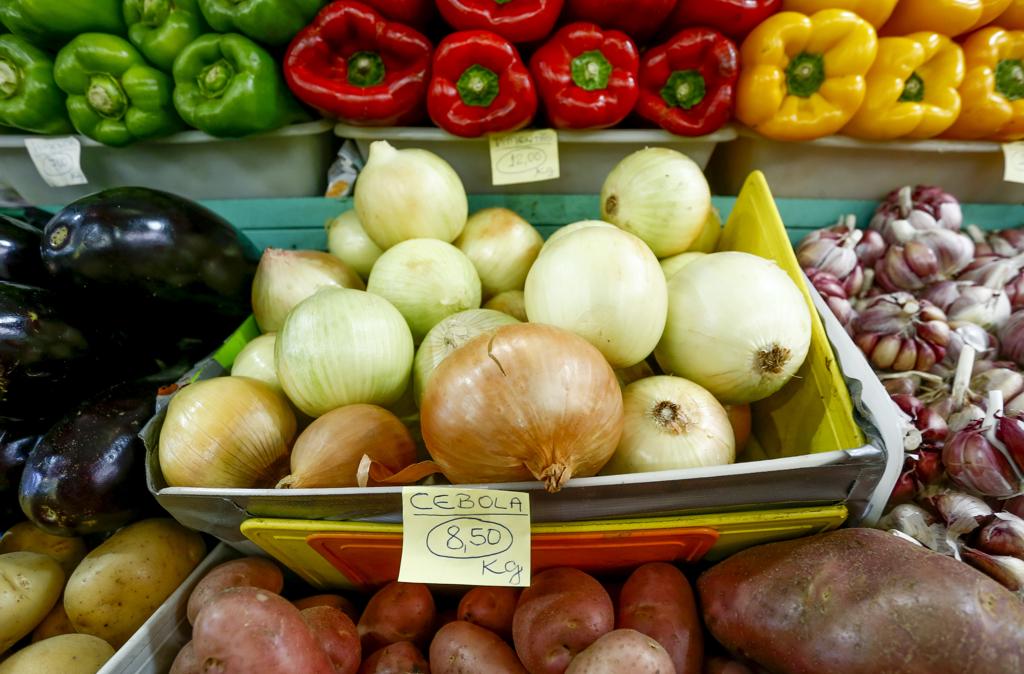 A cebola foi o produto que mais subiu neste ano em Curitiba. | Hugo Harada/Gazeta do Povo