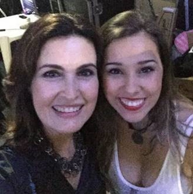 A jornalista Fátima Bernardes. |