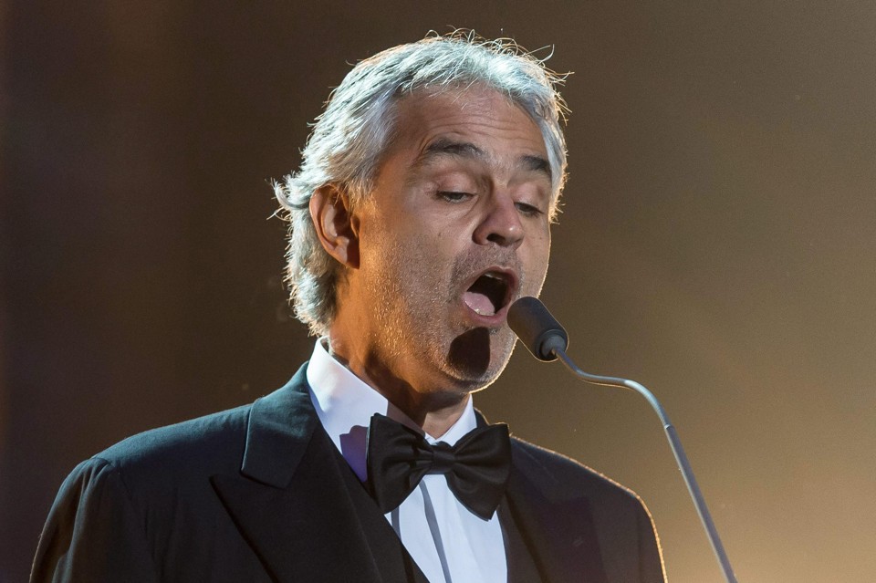 Tenor italiano Andrea Bocelli não fez o show que estava programado para acontecer em SC. | Maciej Kulczynski