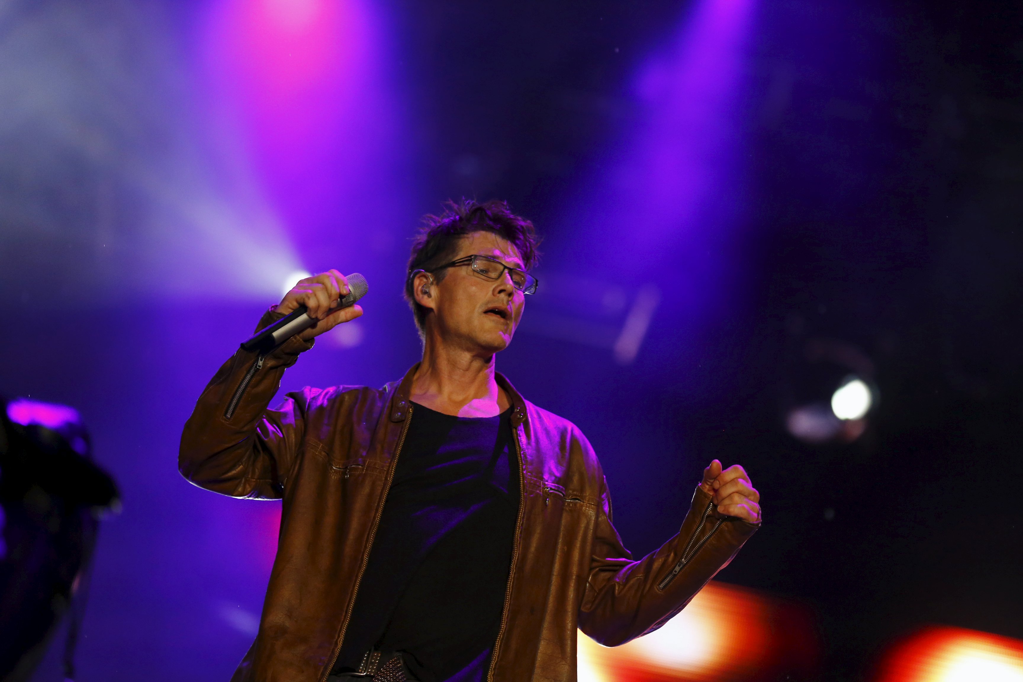 Morten Harket, vocalista do A-Ha, no show do Rio | Pilar Olivares/Reuters